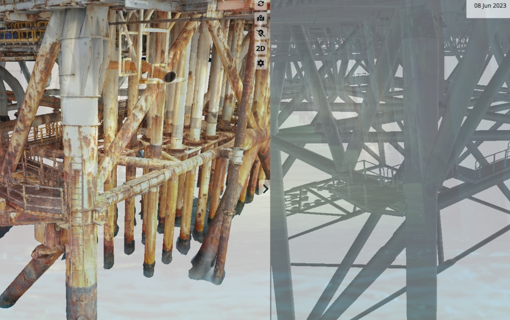 How to inspect under wharves using photogrammetry